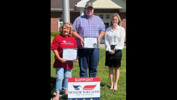 Anna city officials From left are Anna city commissioner Martha Ann Webb, Anna public works manager Gary Dahmer and Anna city administrator Dori Bigler. Photo provided.